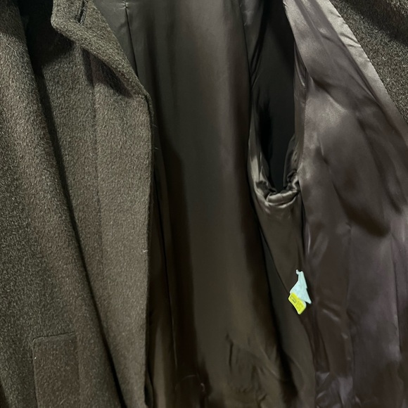 VTG MISSONI Donna Wool Chocolate Brown Coat - Picture 6 of 8